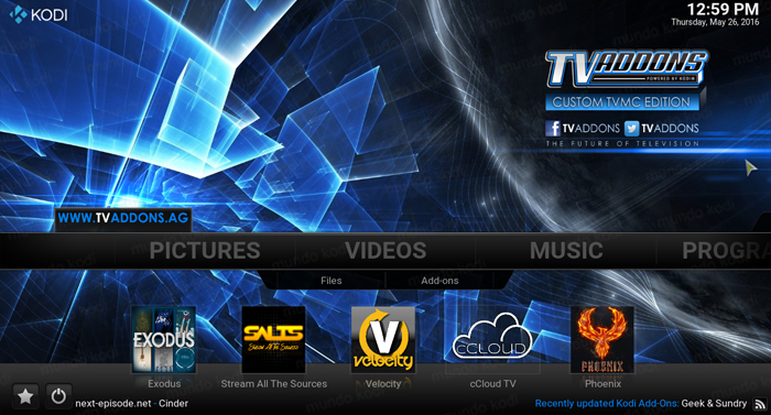 11 tvaddons TVMC Una Version Preconfigurada de Kodi
