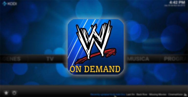 addon wwe on demand en Kodi