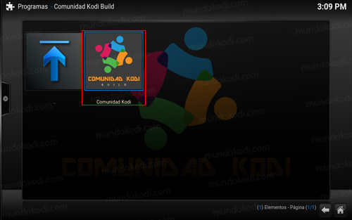 build comunidad kodi