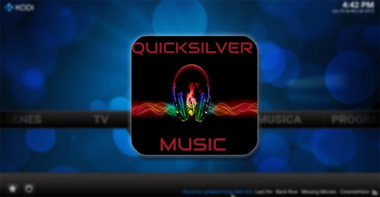 addon quicksilver music en kodi