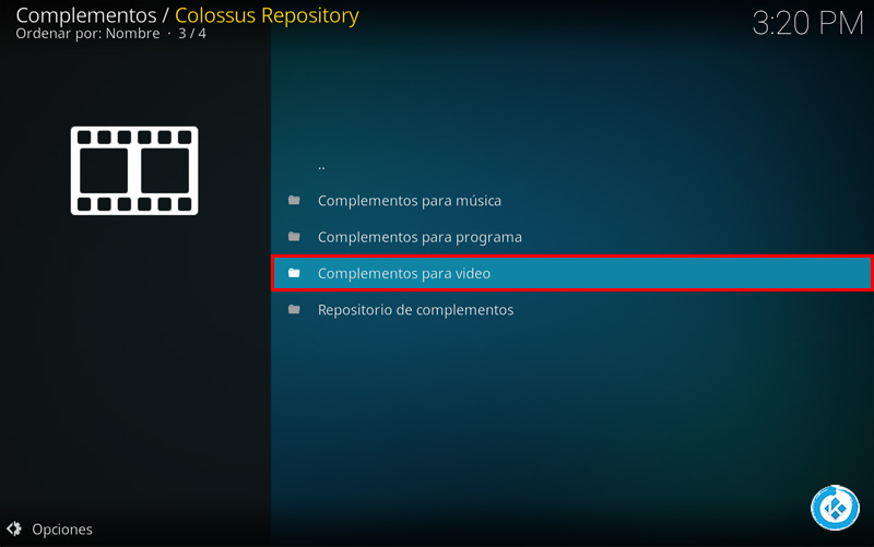 repositorio colossus en kodi