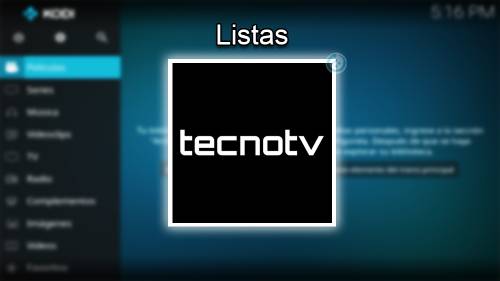 Como Instalar Lista PVR TecnoTV en Kodi. [TV en Vivo y Más]