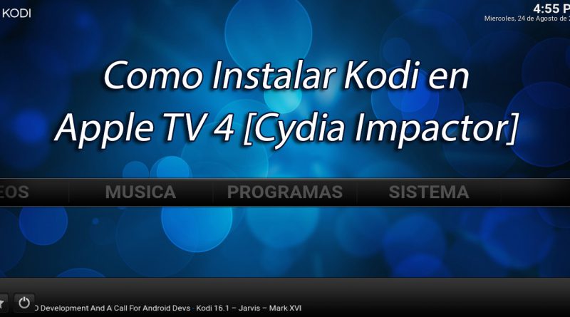 Kodi en Apple TV 4