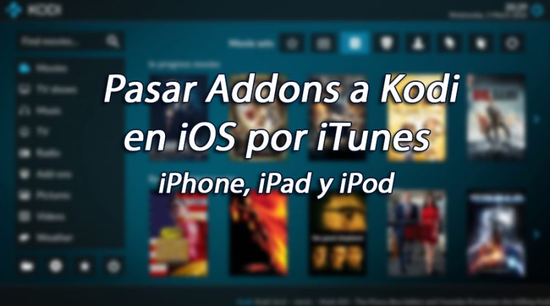 Pasar Addons a Kodi en iOS