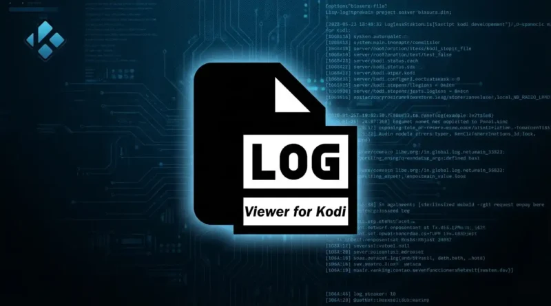 addon log viewer en kodi