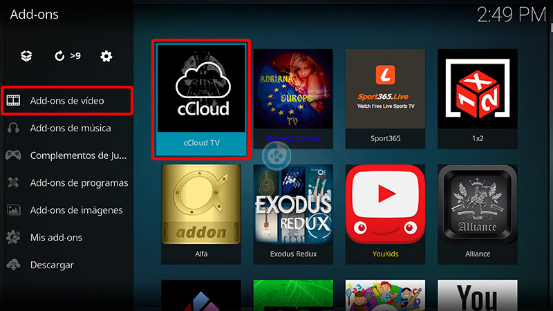 Como Instalar Addon cCloud TV en Kodi [TV Ingles y Más] - Mundo Kodi