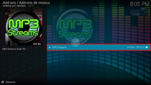 addon mp3 streams en kodi