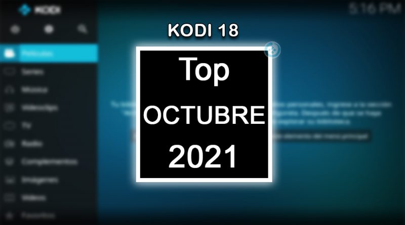 addons de kodi octubre 2021