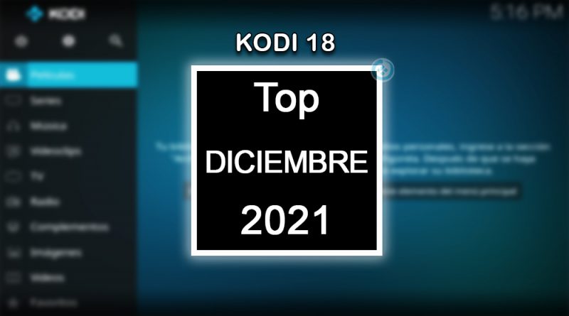 addons de kodi diciembre 2021