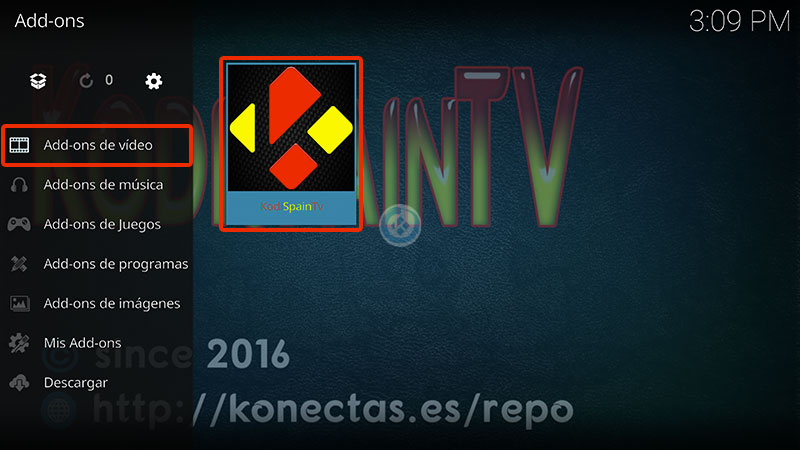 addon kodi spain en kodi