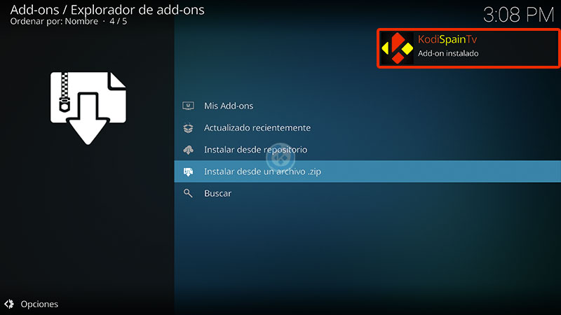 addon kodi spain en kodi