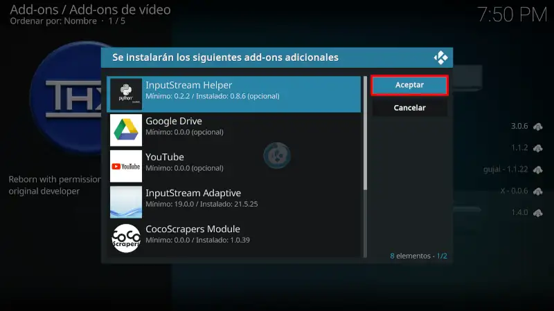 addon thx 1138 en kodi