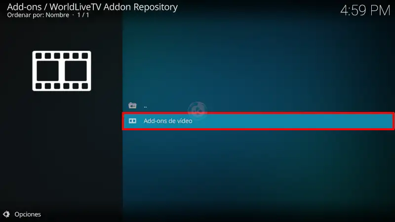 world live tv en kodi