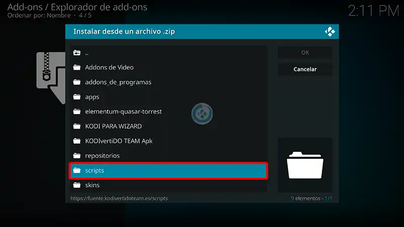 resolveurl en kodi