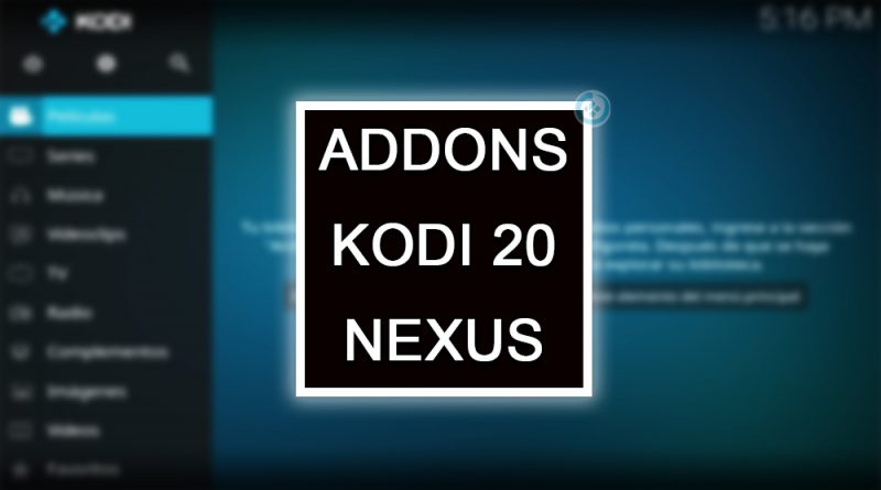Lista de los Addons para Kodi 20 Nexus [+50 Addons]