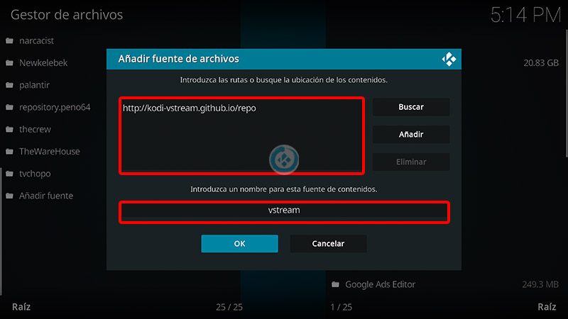 addon vstream en kodi