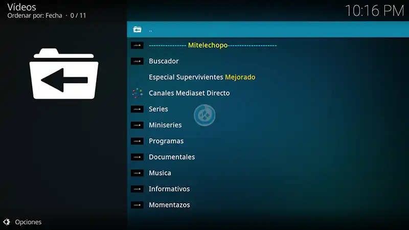 mi tele en kodi