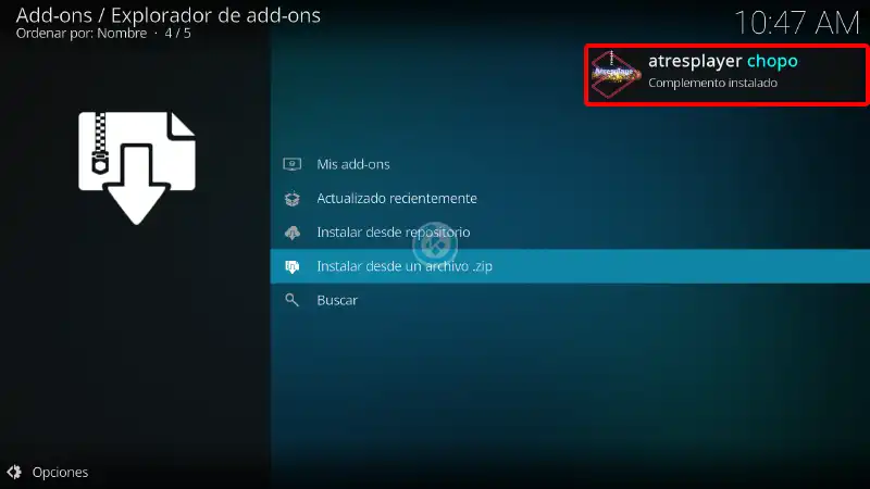 addon a3p en kodi