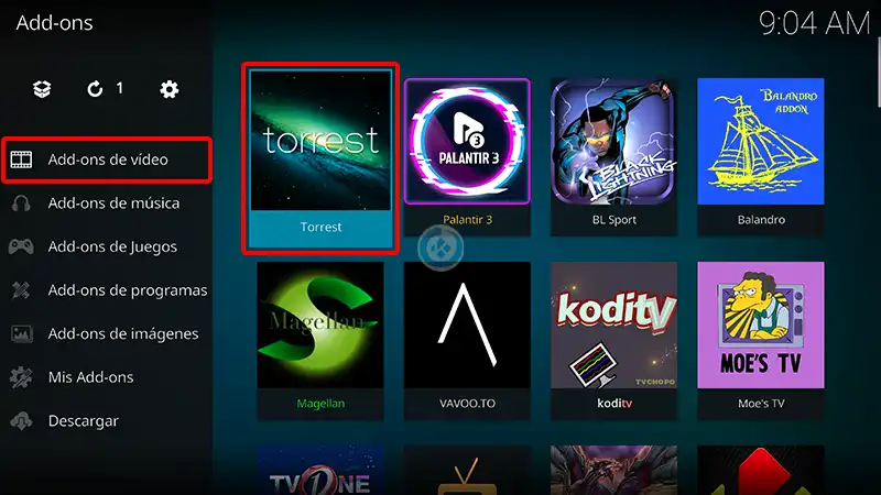 addon torrest en kodi