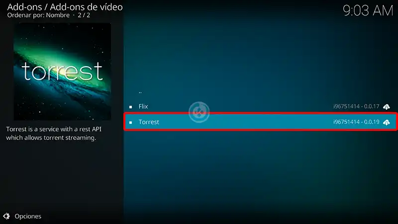 addon torrest en kodi