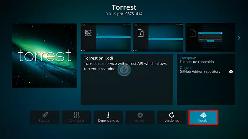 addon torrest en kodi