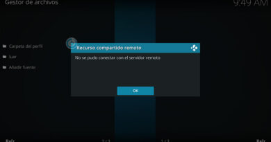 ¿Por qué aparece la fuente vacía en Kodi? Solución