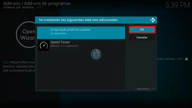 addon openwizard en kodi