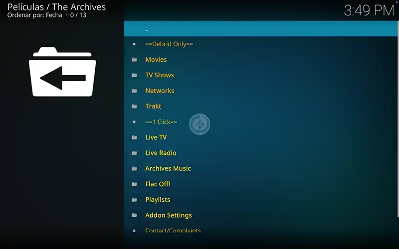 addon the archives en kodi