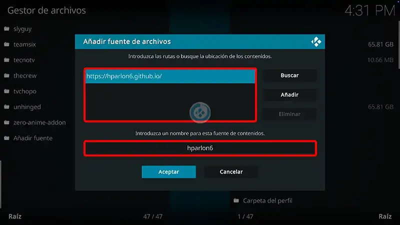 addon acestream channels en kodi