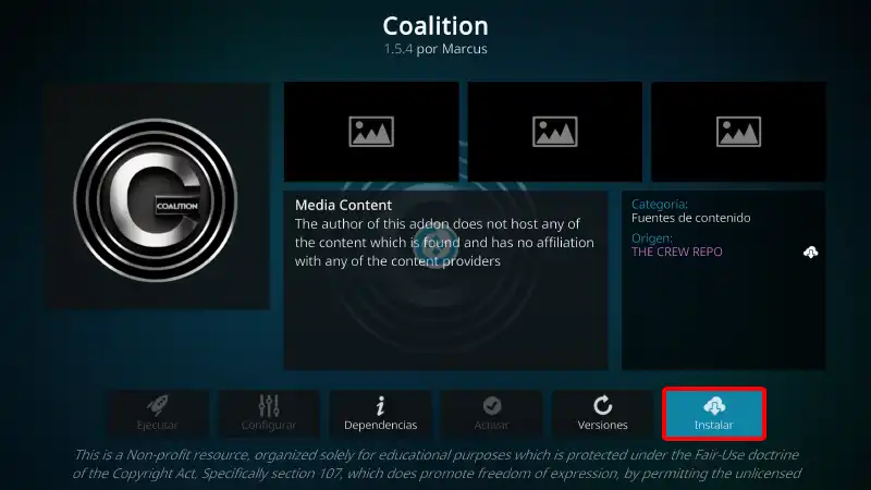 addon coalition en kodi