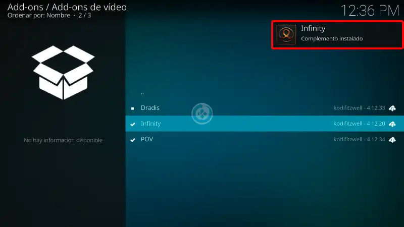 addon infinity en kodi