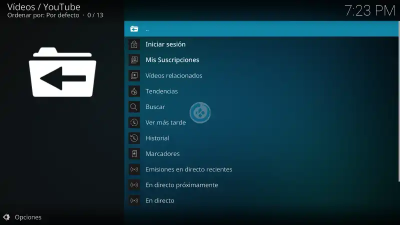 addon youtube en kodi