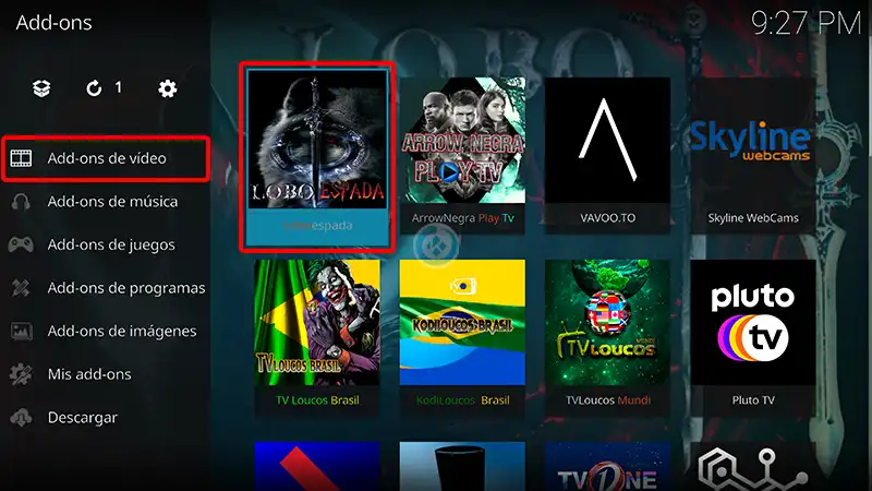 addon lobo espada en kodi