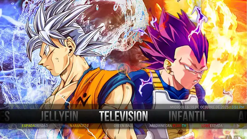 build estuary Esparta en kodi