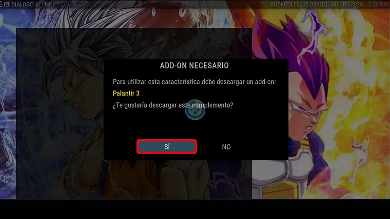 build estuary Esparta en kodi