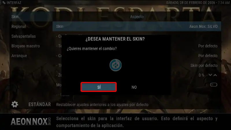 build estuary esparta en kodi