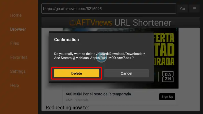 acestream mod en android