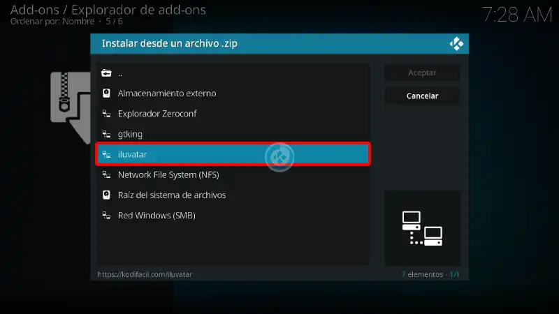 build estuary esparta en kodi