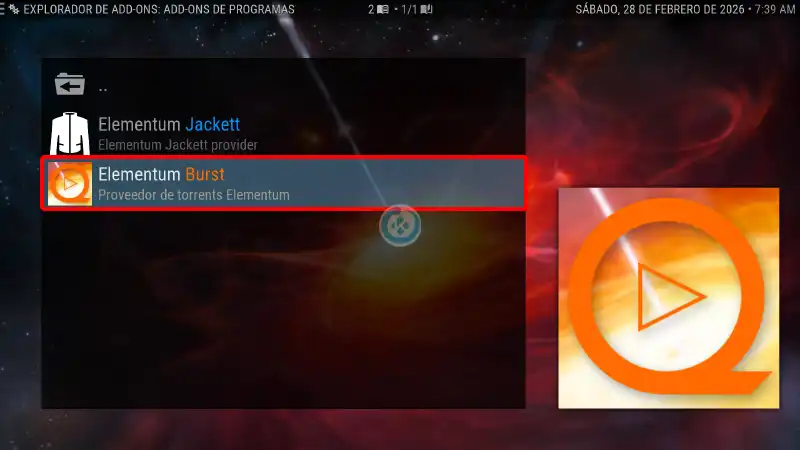 build estuary esparta en kodi