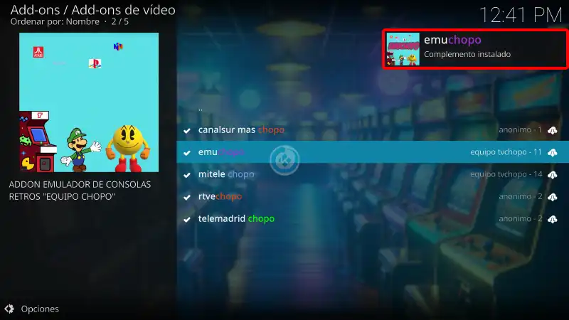 addon emuchopo en kodi