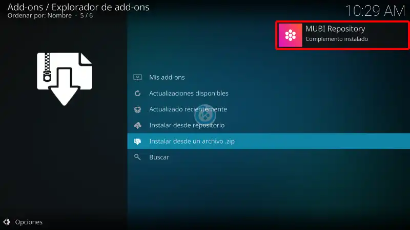 addon mubi en kodi