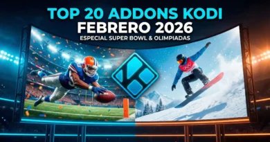 Top 20 Addons de Kodi para Febrero 2026: Especial Super Bowl y Olimpiadas [Funcionando]