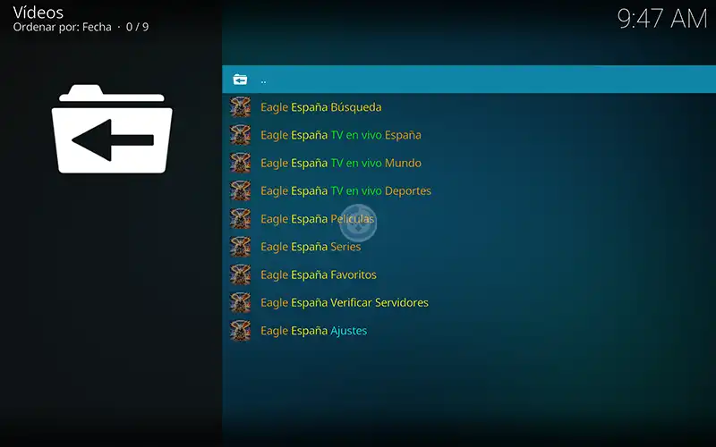 addon eagle españa kodi