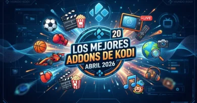 Mejores Addons Kodi Abril 2026: Top 20 [Funcionando y Variado]