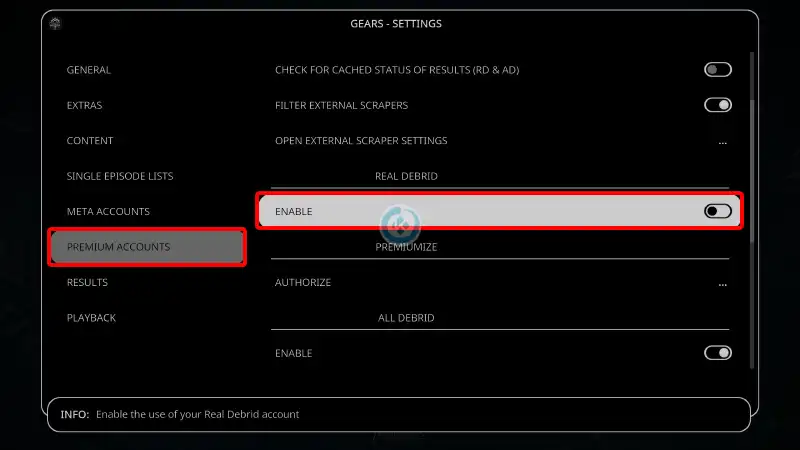 addon the gears en kodi