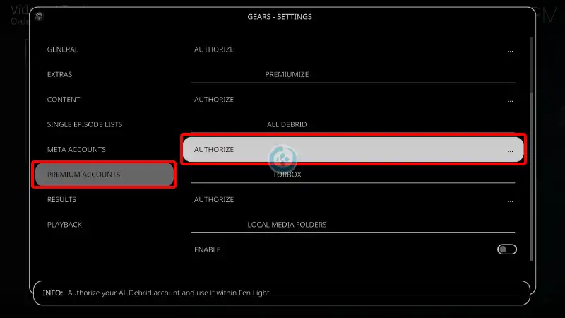 addon the gears en kodi