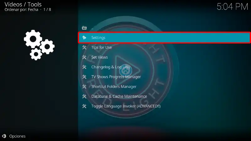 addon red light en Kodi