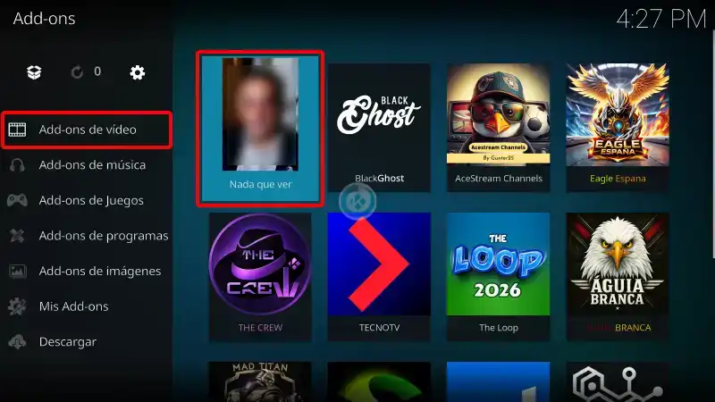nada que ver en kodi