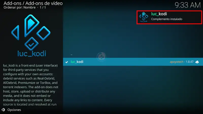 addon luc_kodi en kodi