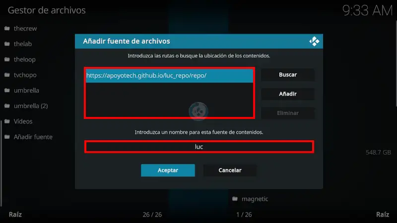 addon luc_kodi en kodi